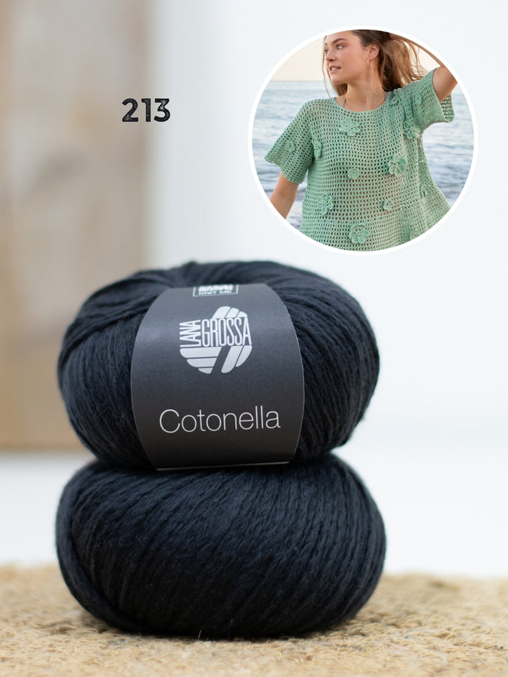 Haakpakket Cotonella shirt met bloemen