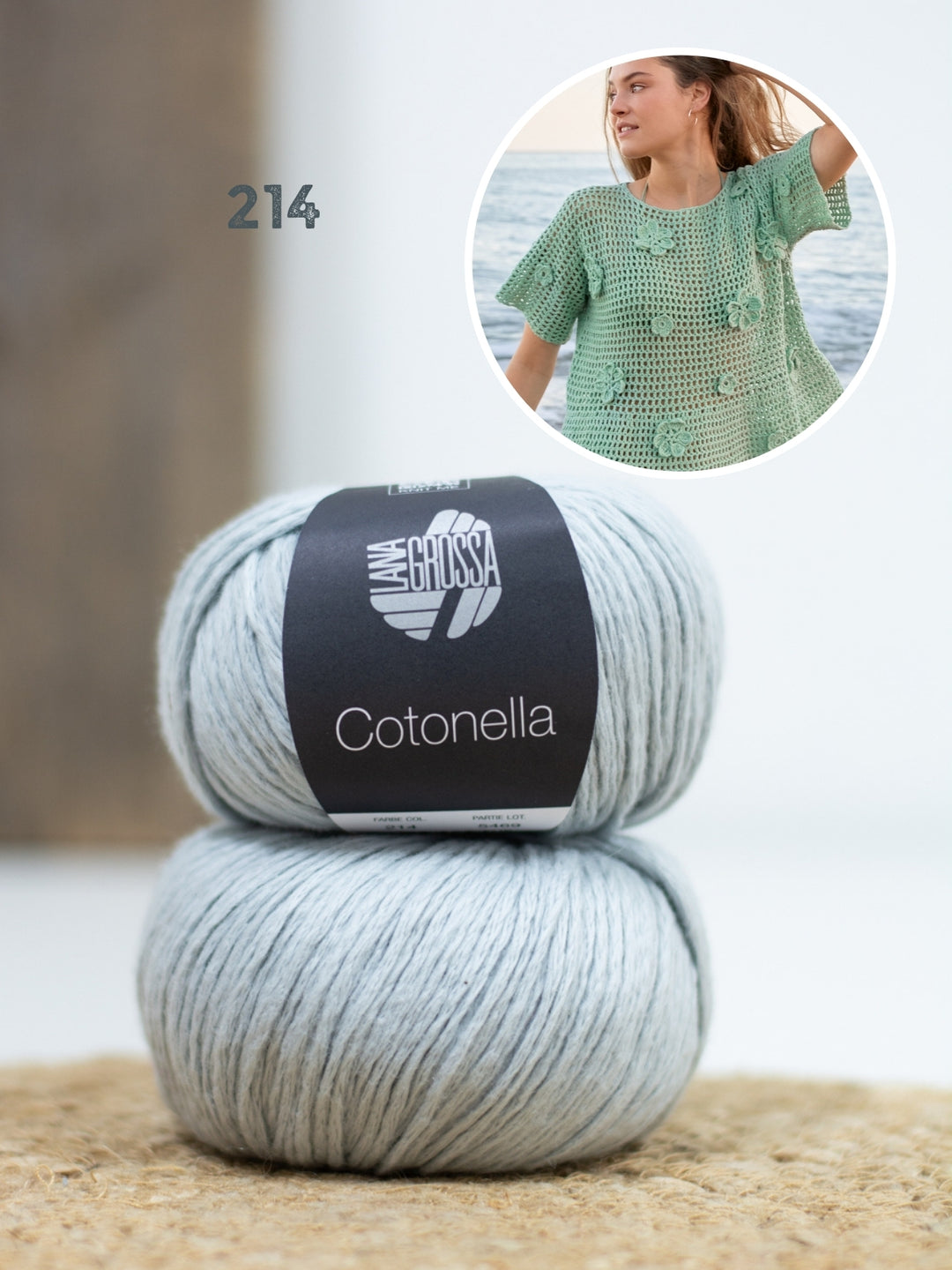 Haakpakket Cotonella shirt met bloemen
