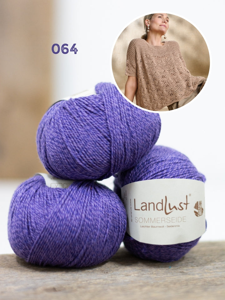 Breipakket Landlust Sommerseide shirt met ajourpatroon