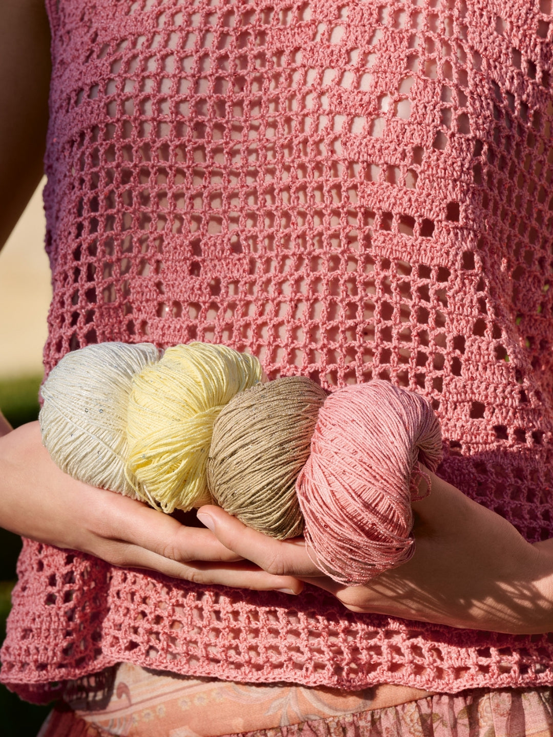 Haakpakket Filo Pailettes top