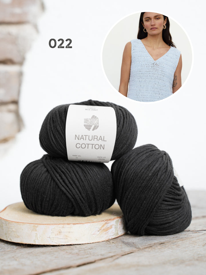 Haakpakket Natural Cotton topje in stokjes