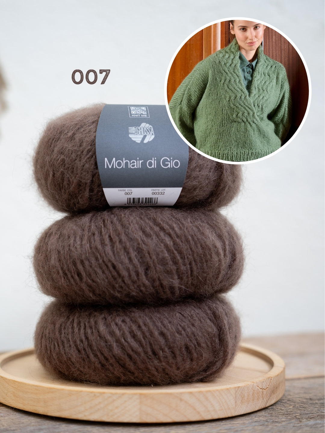 Breipakket Mohair Di Gio v-hals trui