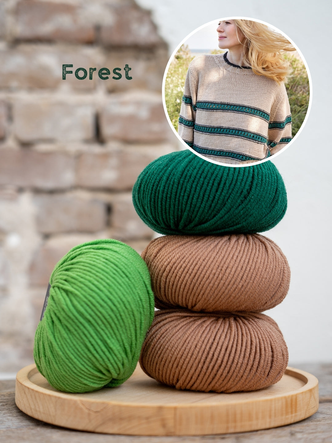 Breipakket Cool Wool Superbig Melange strepentrui