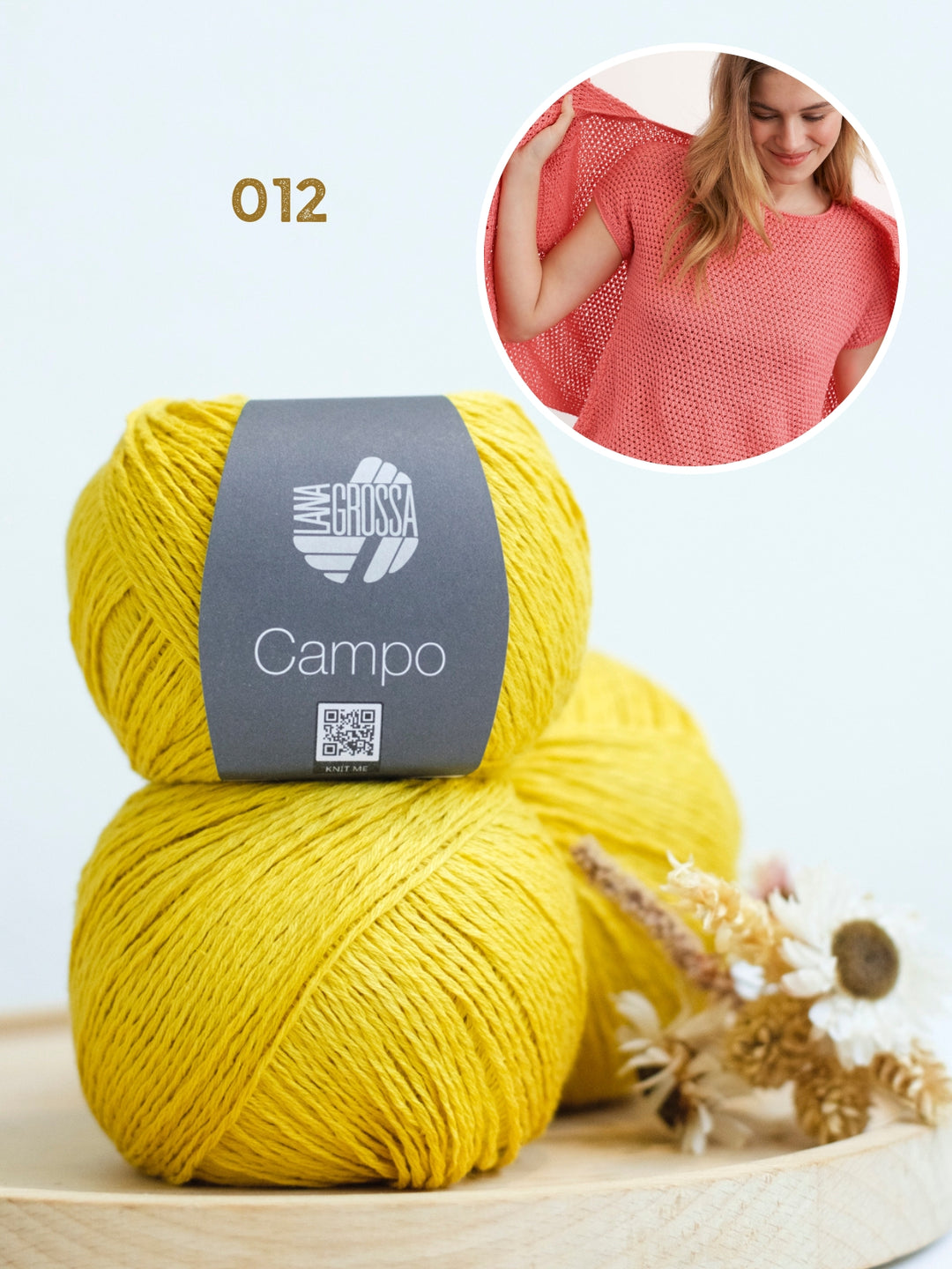 Breipakket Campo shirt in gaatjespatroon