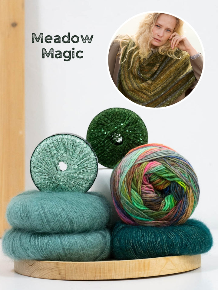 Breipakket Colorissimo Silkhair Glamour driehoekstola