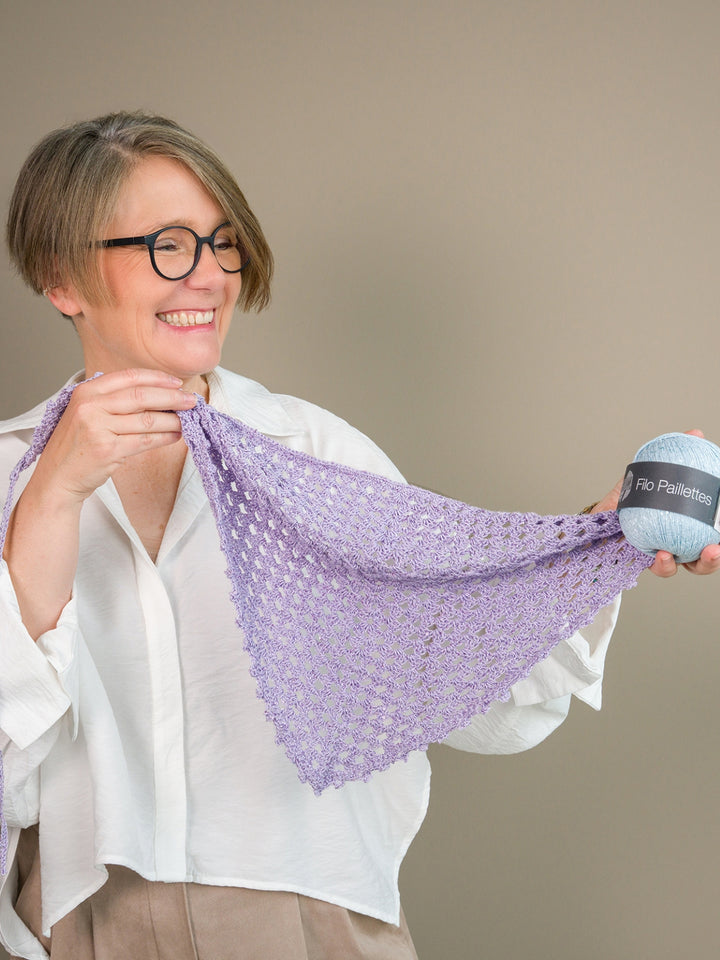 Haakpakket Granny sjaaltje - Tanja Steinbach