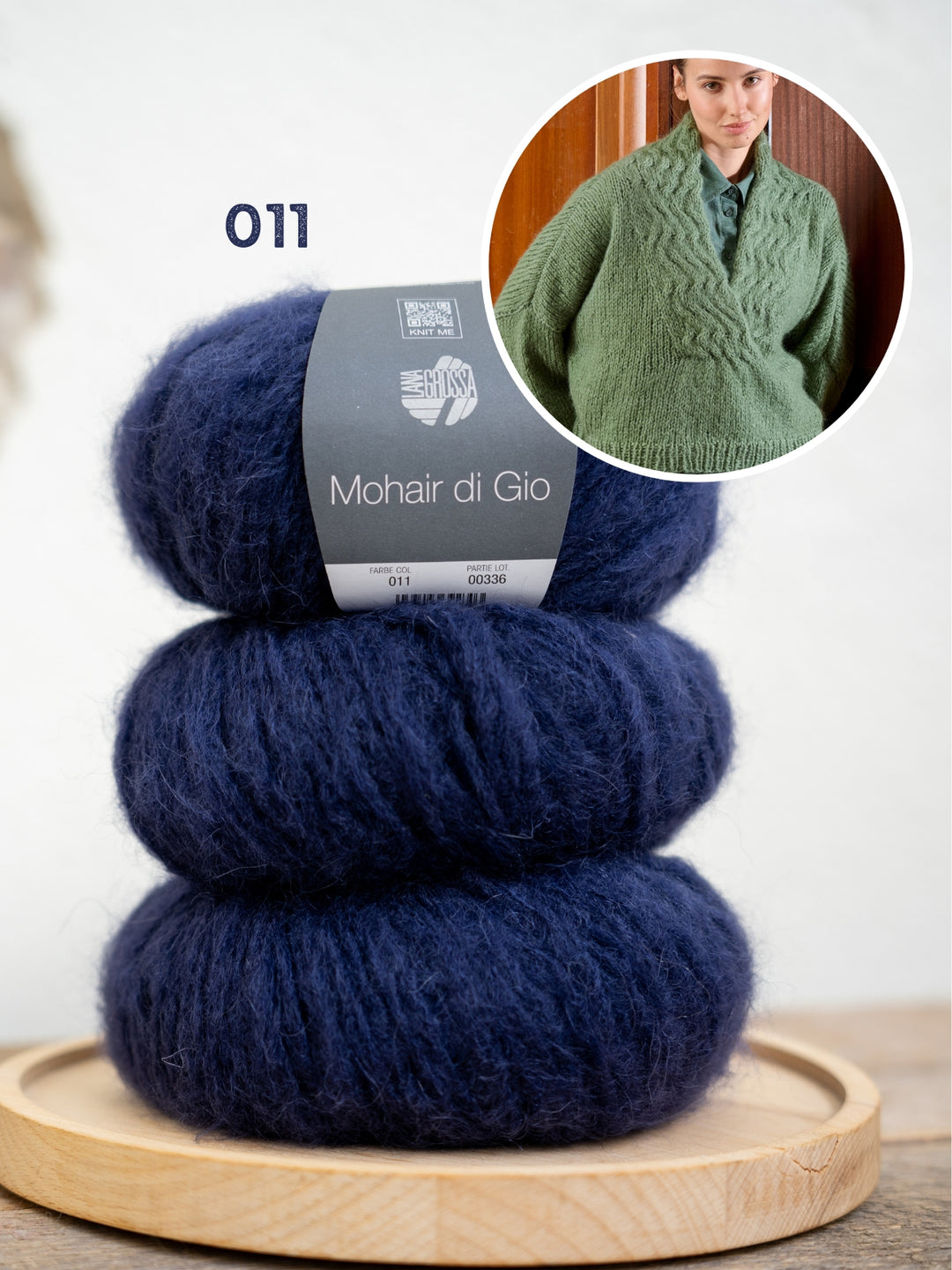 Breipakket Mohair Di Gio v-hals trui
