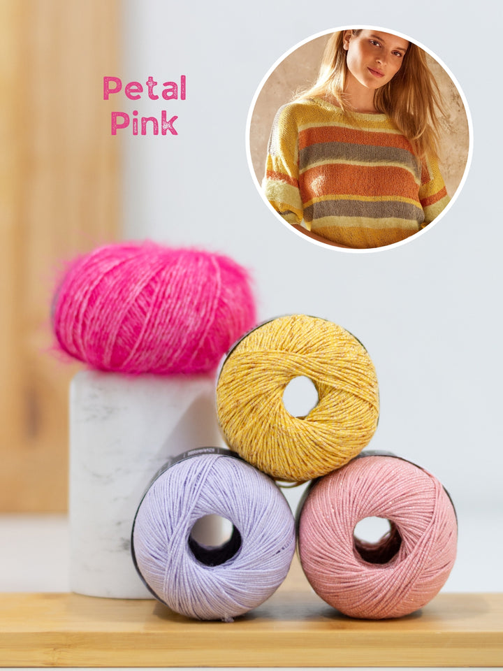 Breipakket Finito Filo Lurex Filo Paillettes strepenshirt - topdown