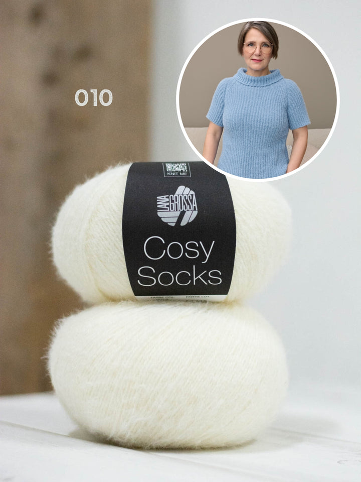 Breipakket Cosy Socks raglantrui met korte mouwen