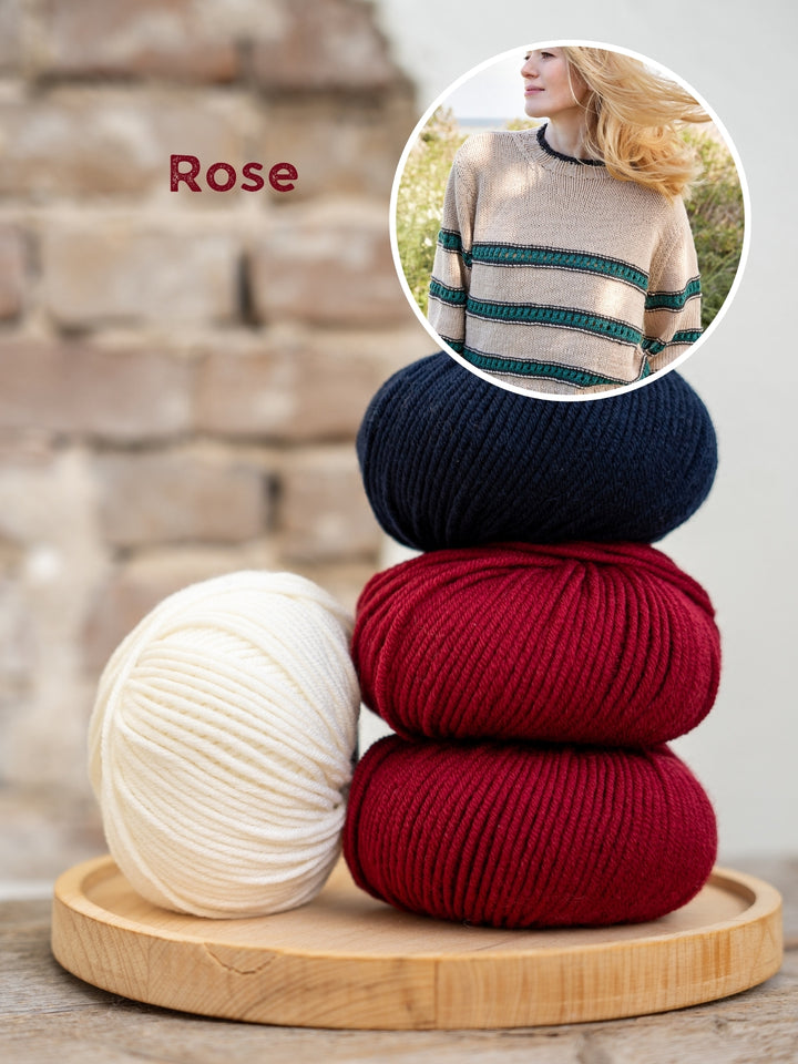 Breipakket Cool Wool Superbig Melange strepentrui