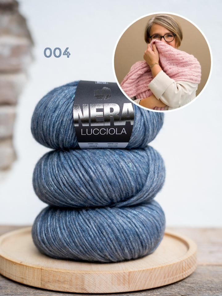 Breipakket gevallen steken sjaal - Lucciola - Tanja Steinbach