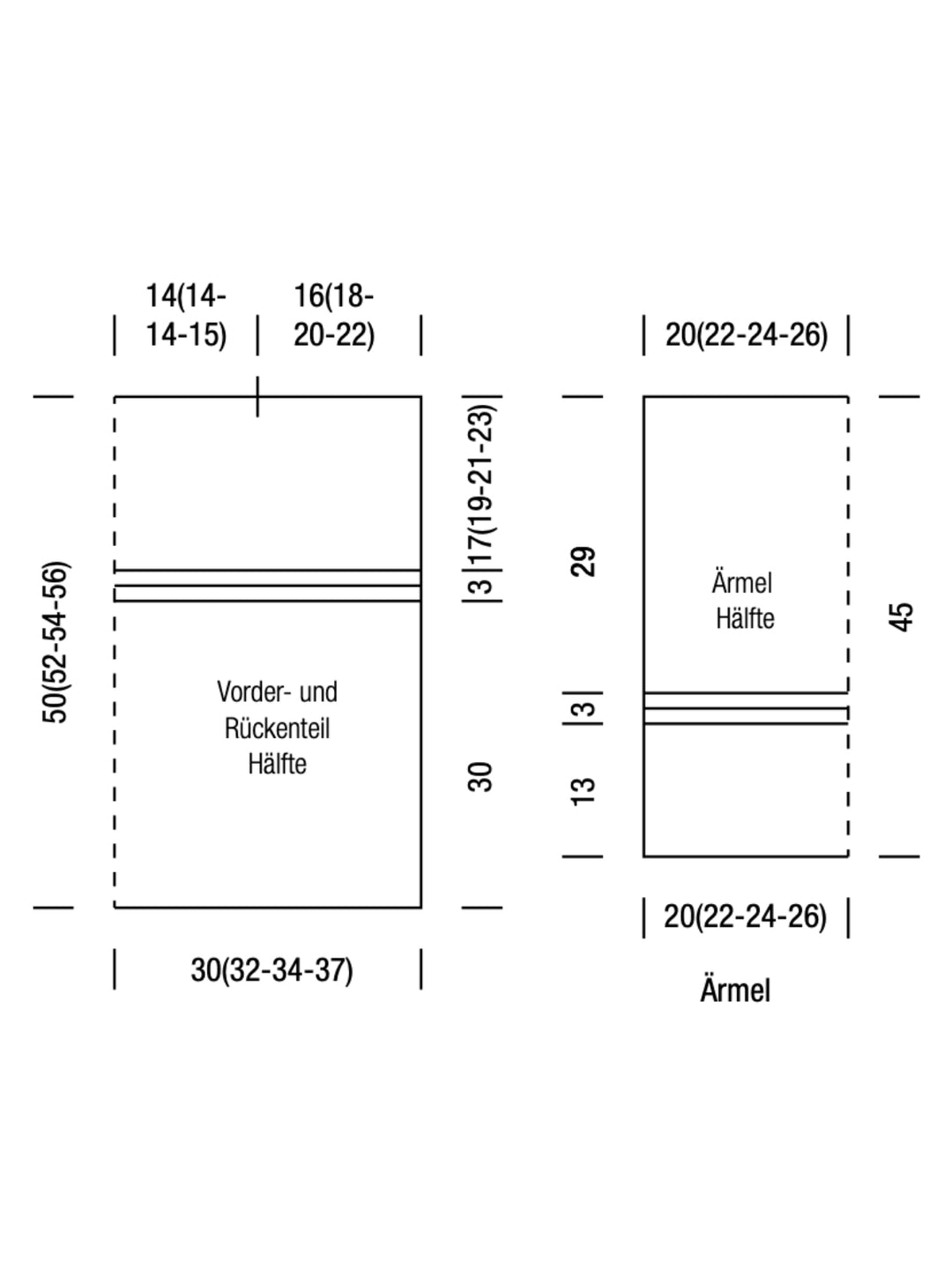 Breipakket Popcorn trui in patentsteek