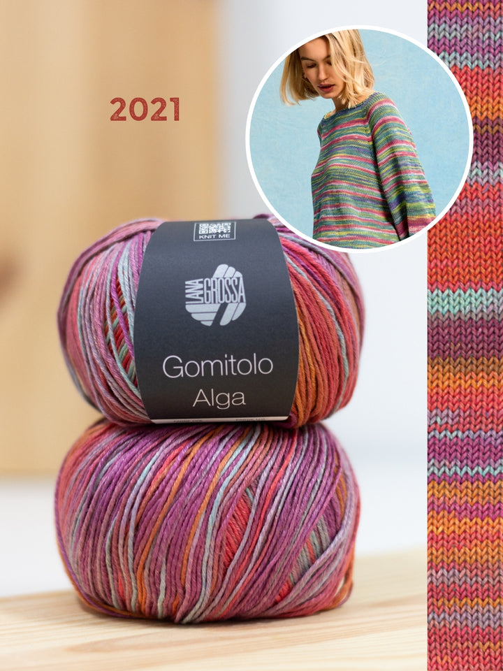 Breipakket Gomitolo Alga raglantrui - top-down