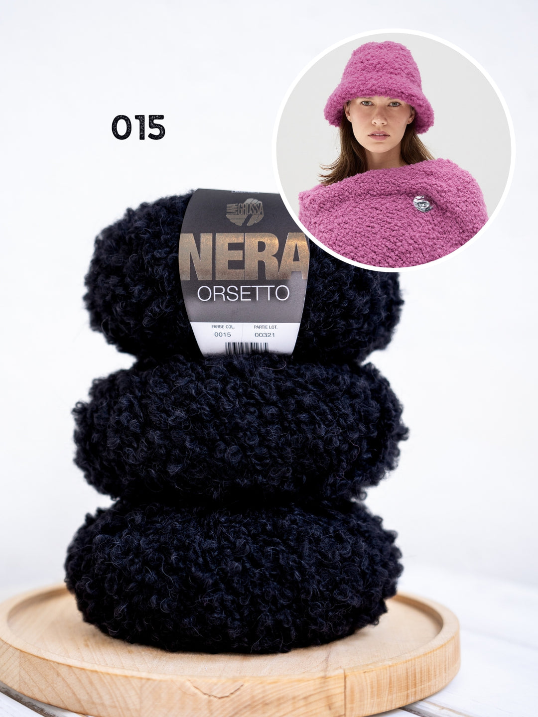 Breipakket Orsetto muts + poncho