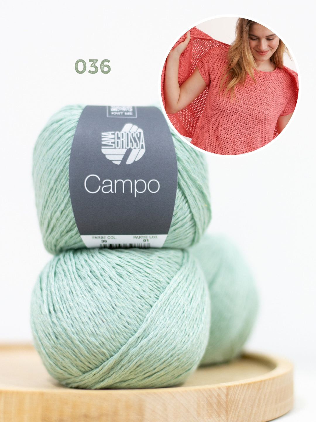 Breipakket Campo shirt in gaatjespatroon