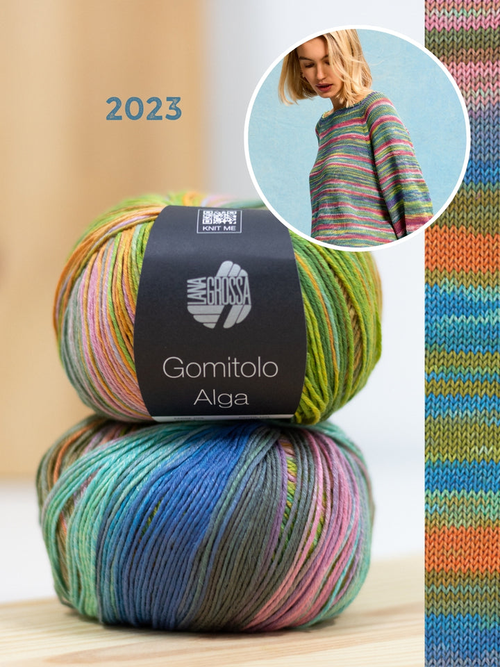 Breipakket Gomitolo Alga raglantrui - top-down