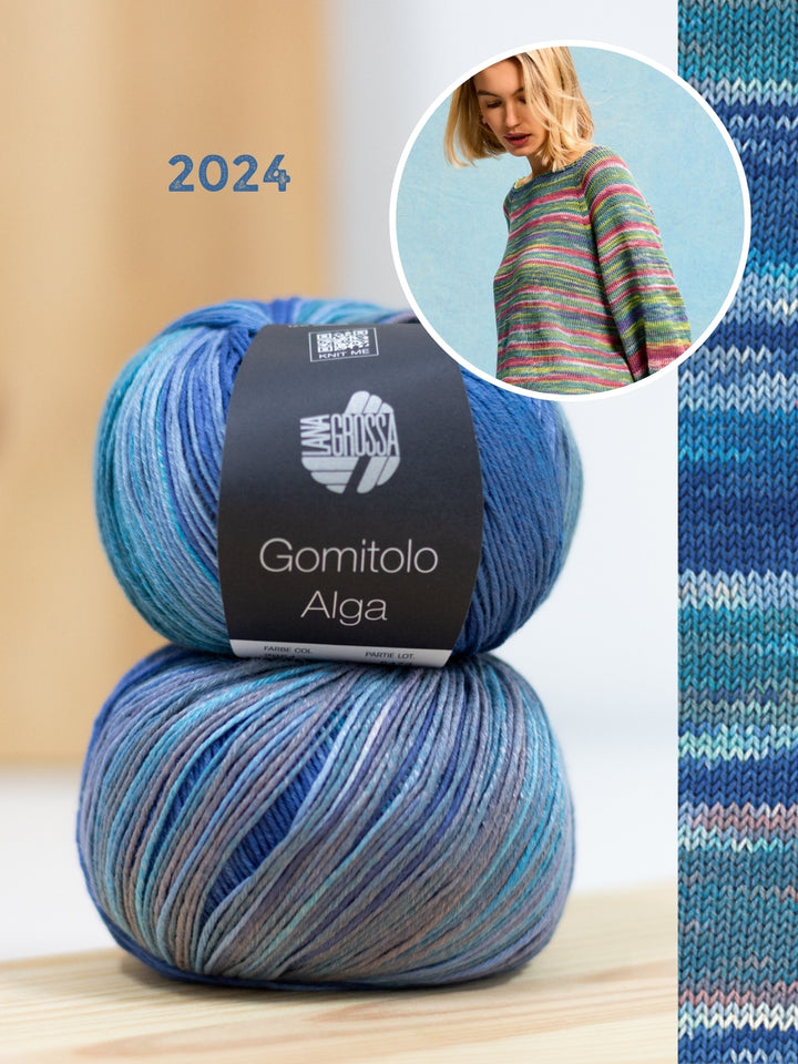 Breipakket Gomitolo Alga raglantrui - top-down