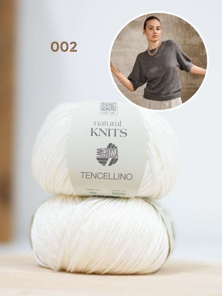 Breipakket Tencellino raglanshirt - top-down