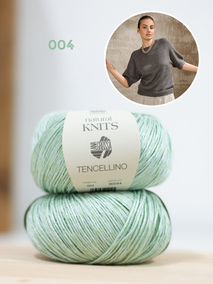 Breipakket Tencellino raglanshirt - top-down
