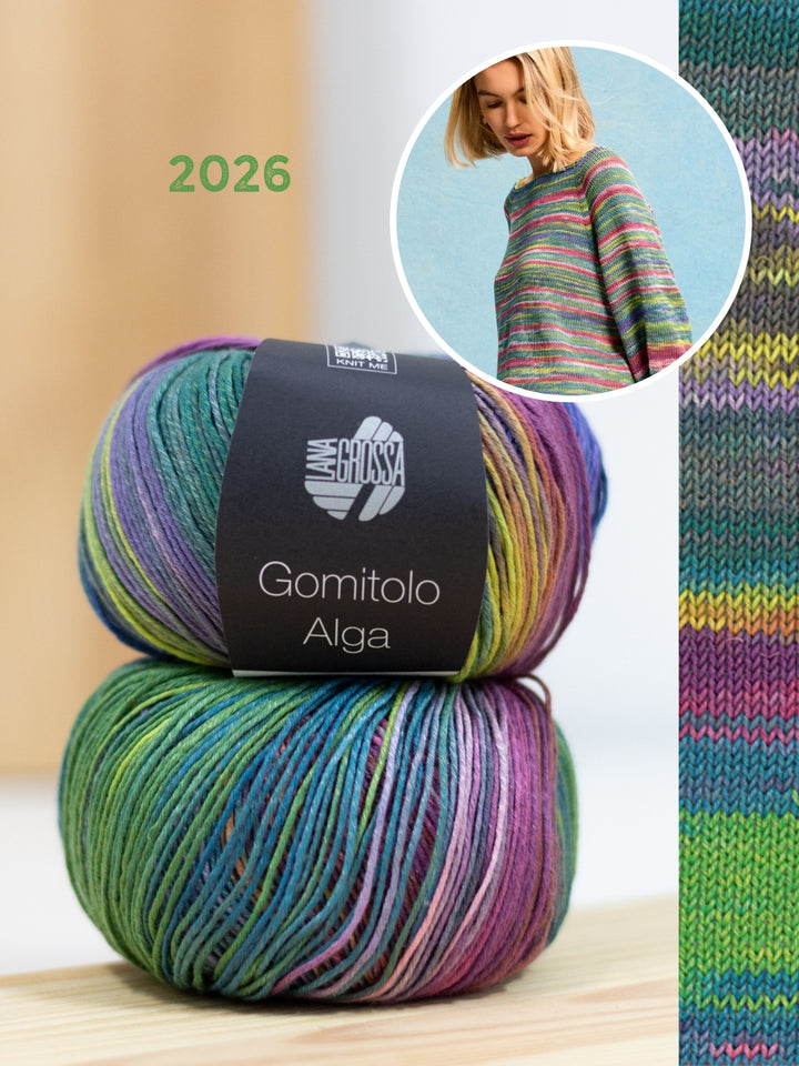 Breipakket Gomitolo Alga raglantrui - top-down