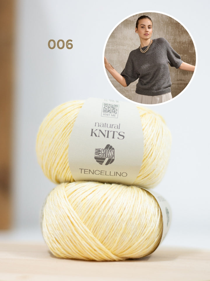 Breipakket Tencellino raglanshirt - top-down