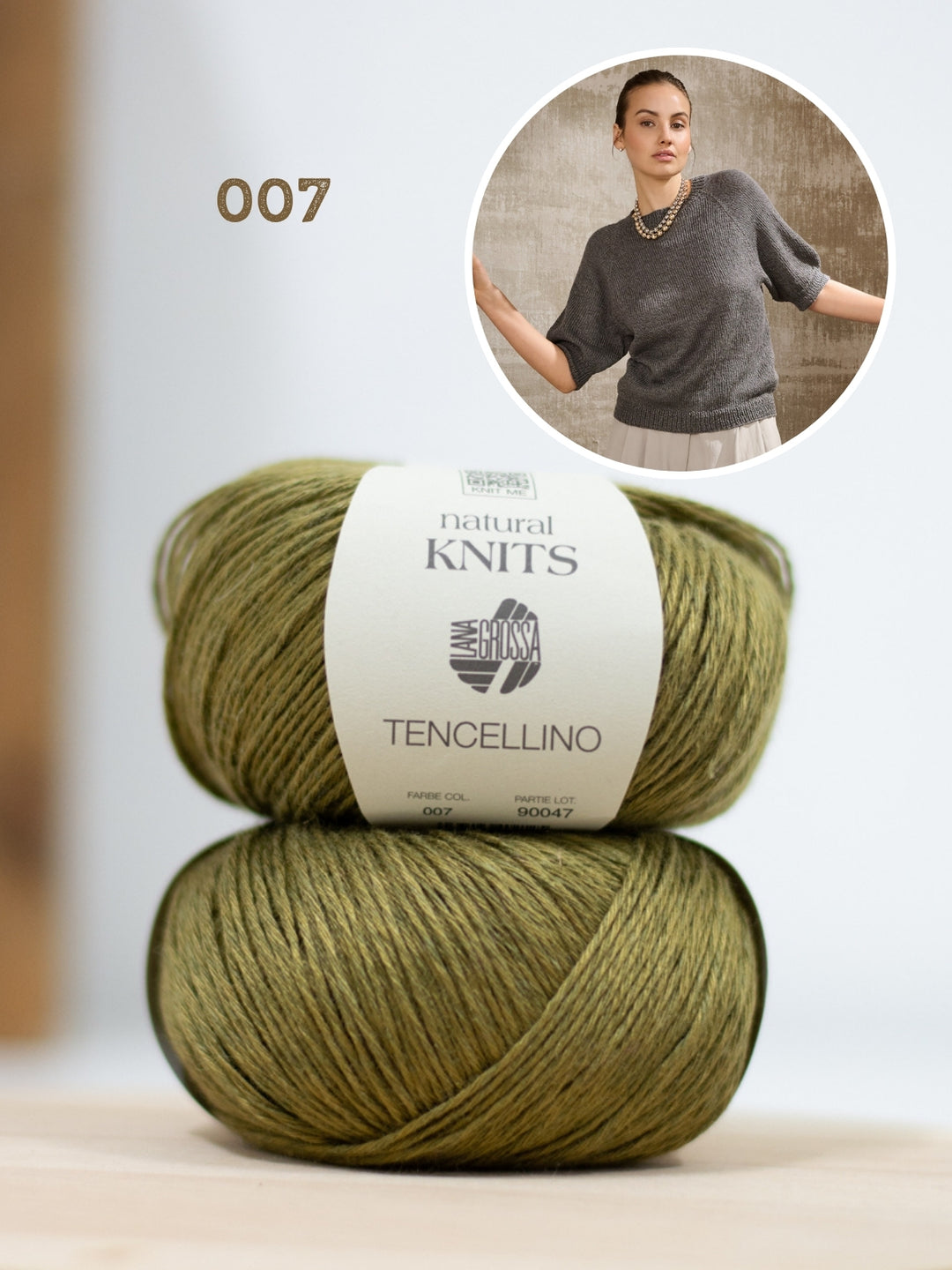 Breipakket Tencellino raglanshirt - top-down