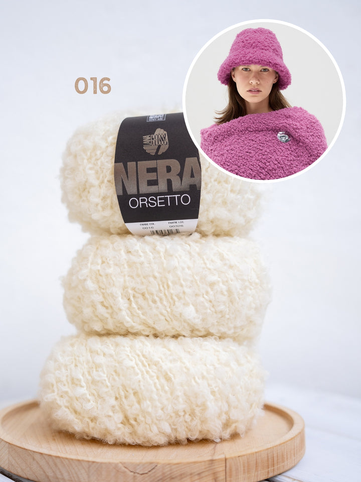 Breipakket Orsetto muts + poncho