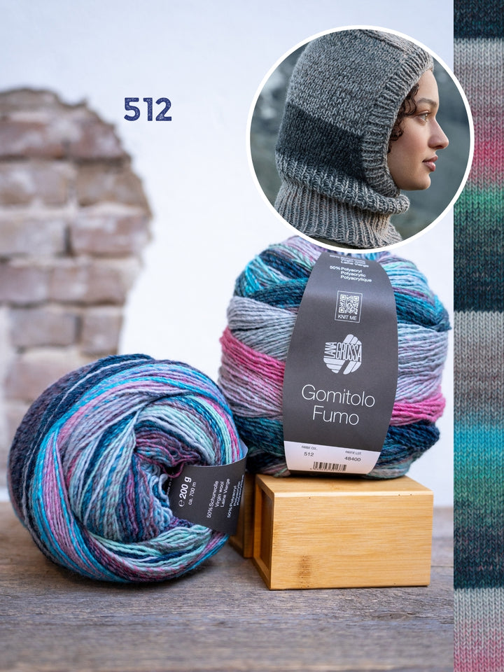 Breipakket Gomitolo Fumo balaclava