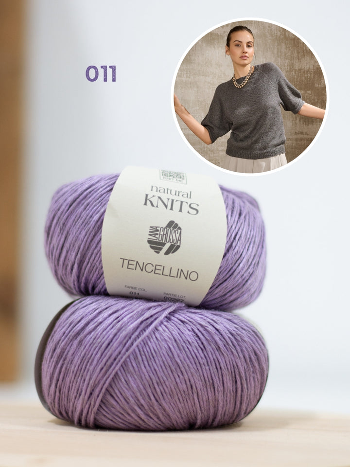 Breipakket Tencellino raglanshirt - top-down