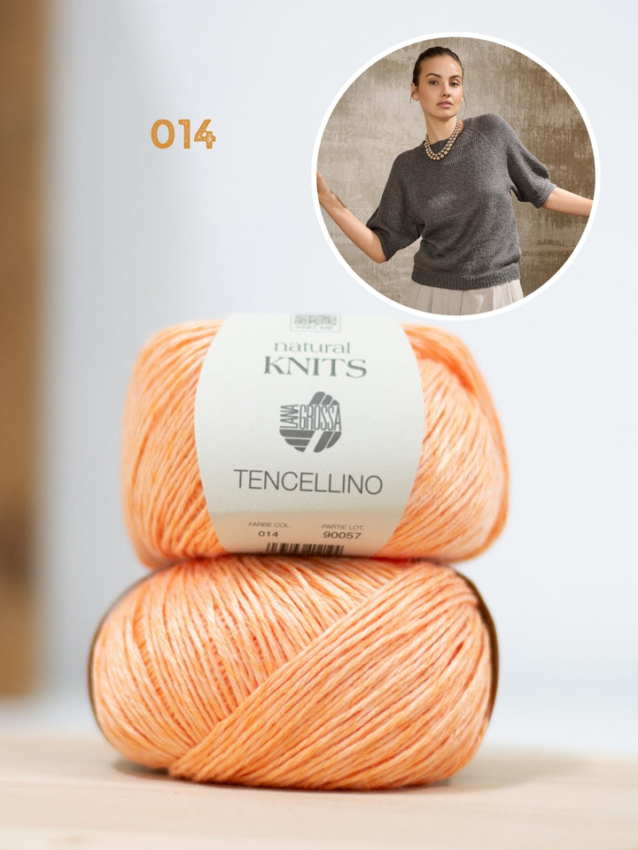 Breipakket Tencellino raglanshirt - top-down