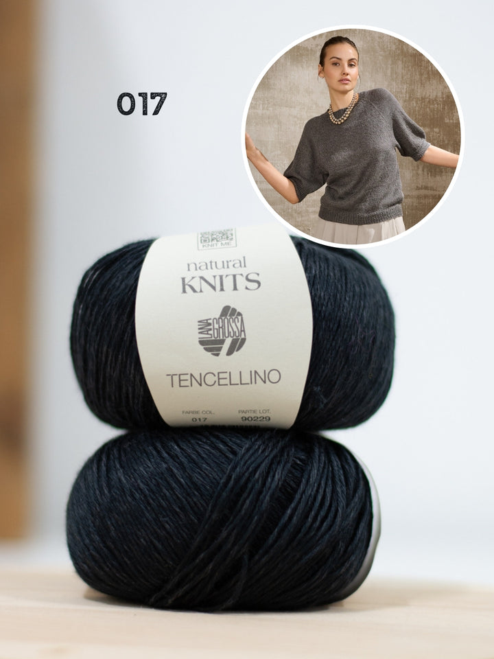 Breipakket Tencellino raglanshirt - top-down