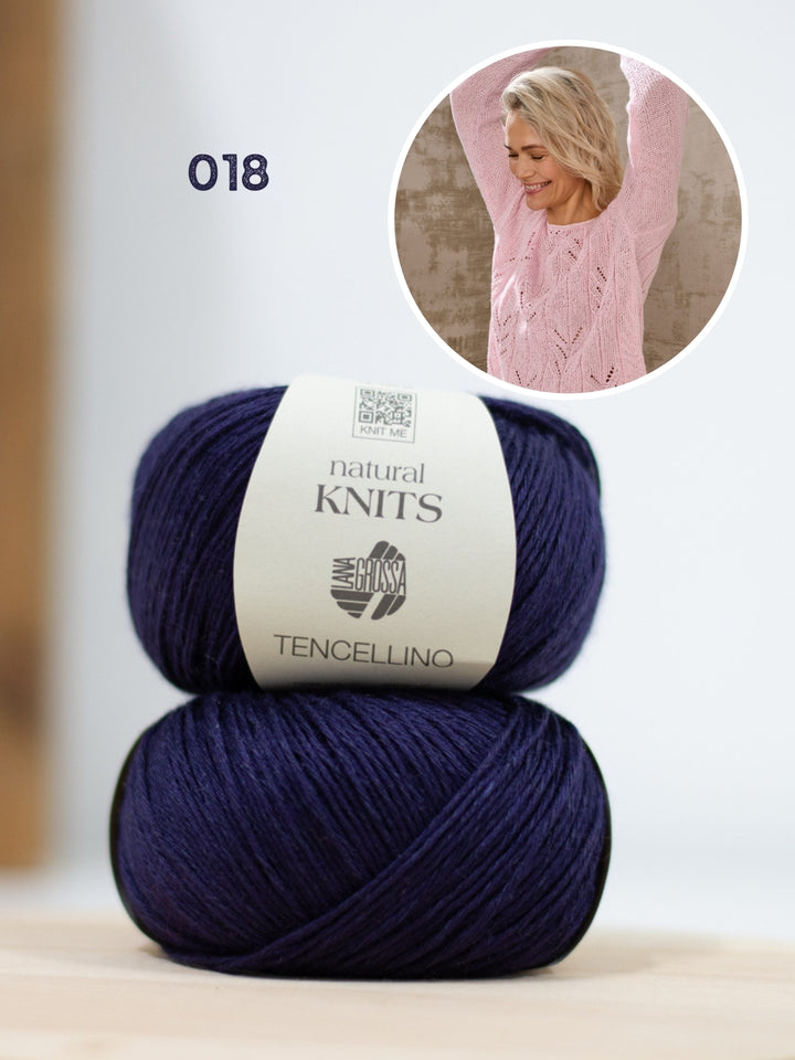 Breipakket Tencellino raglanshirt - top-down