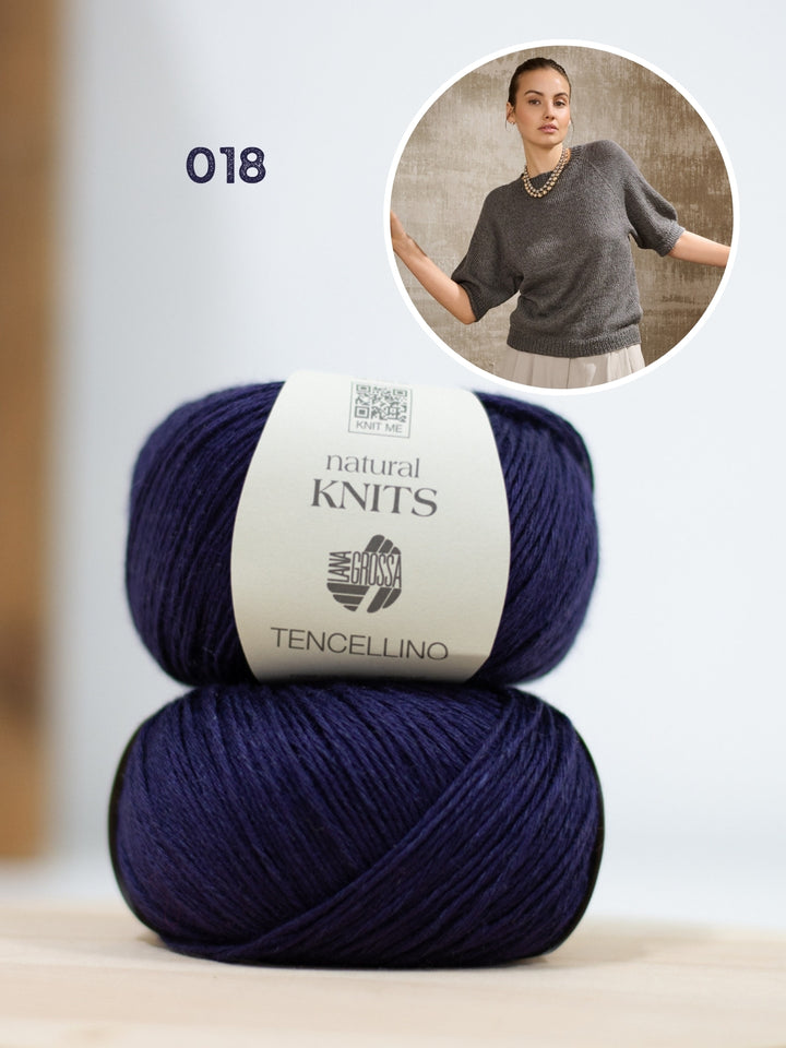 Breipakket Tencellino raglanshirt - top-down