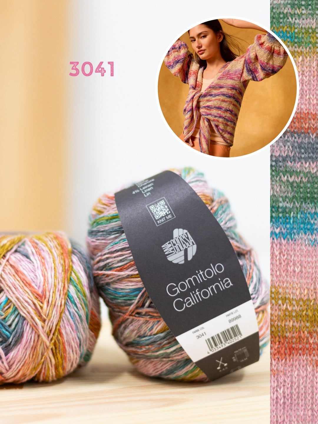 Breipakket Gomitolo California kort vest - top-down