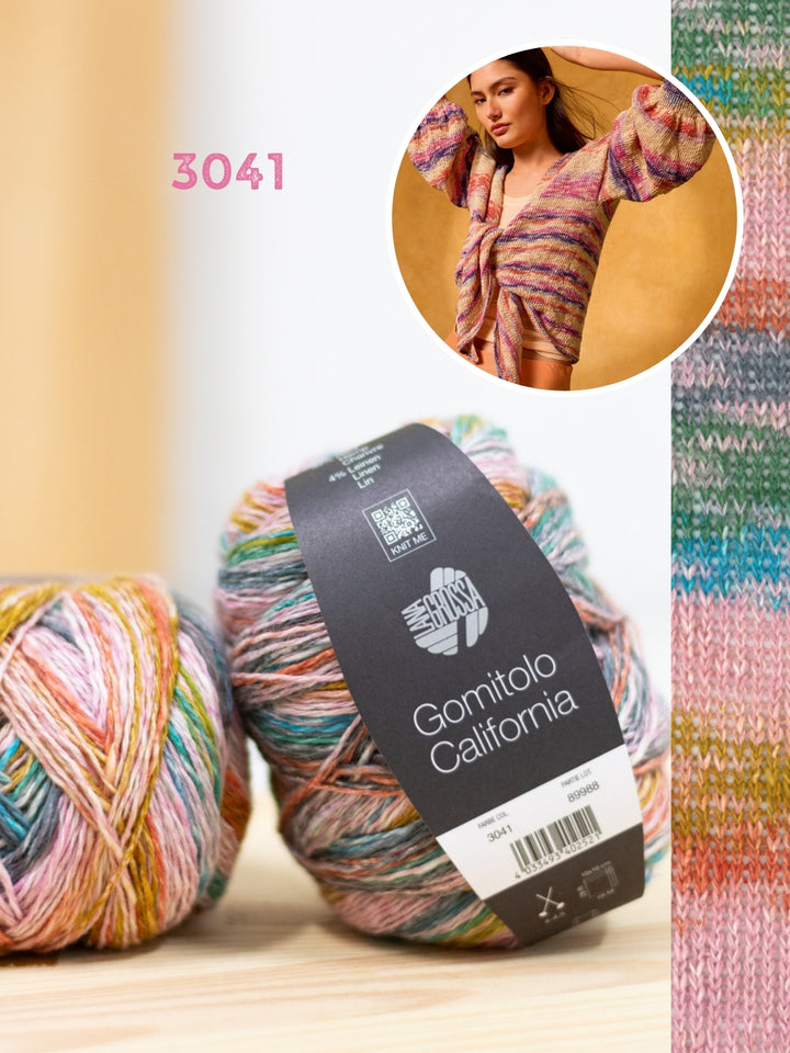 Breipakket Gomitolo California kort vest - top-down