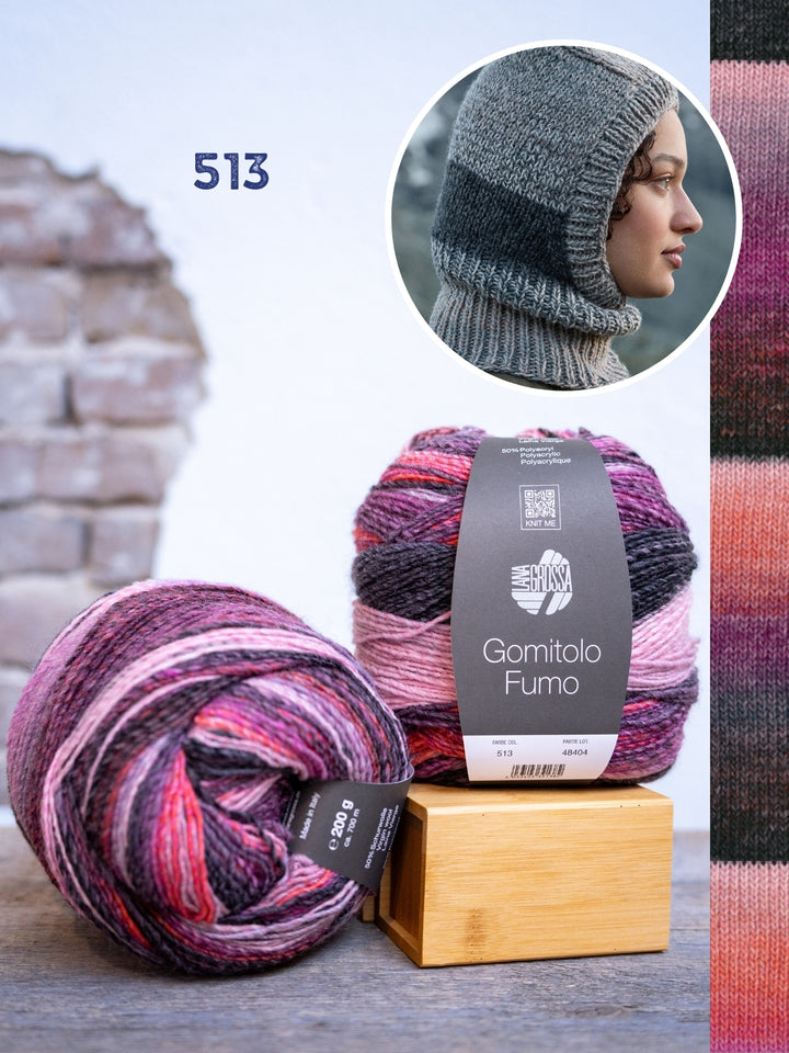 Breipakket Gomitolo Fumo balaclava