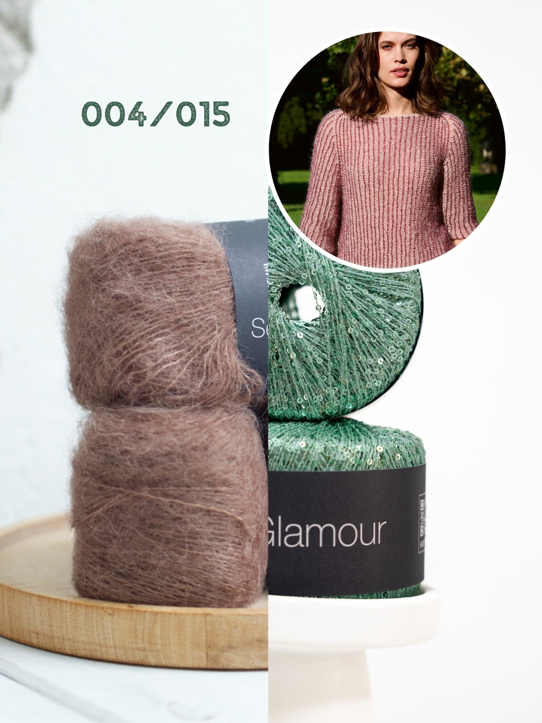 Breipakket Setasuri Glamour brioche trui