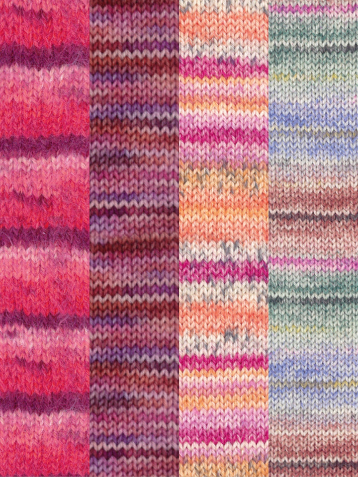 Sokkenwolproeverij strepensokken