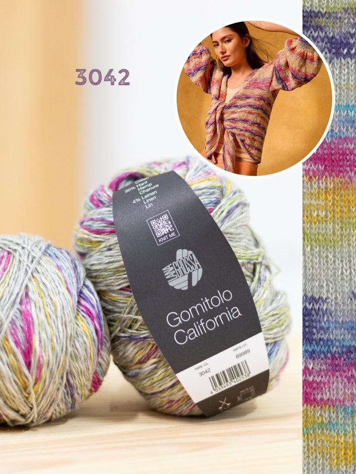 Breipakket Gomitolo California kort vest - top-down