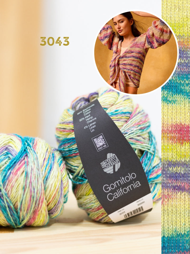 Breipakket Gomitolo California kort vest - top-down