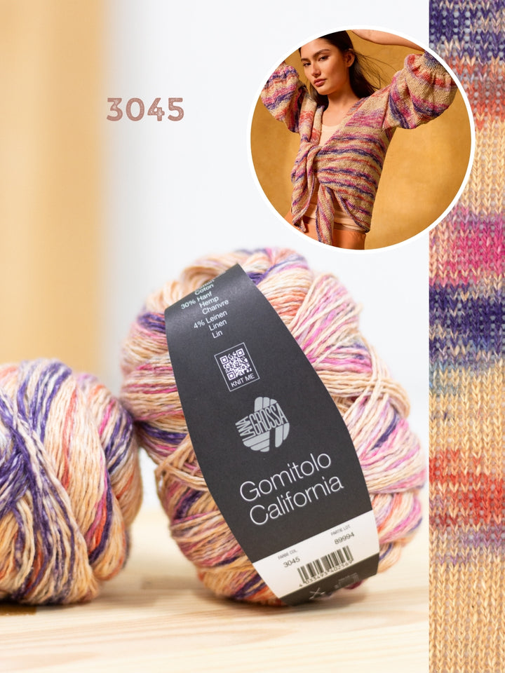 Breipakket Gomitolo California kort vest - top-down