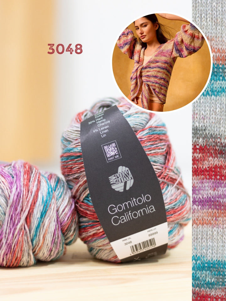 Breipakket Gomitolo California kort vest - top-down