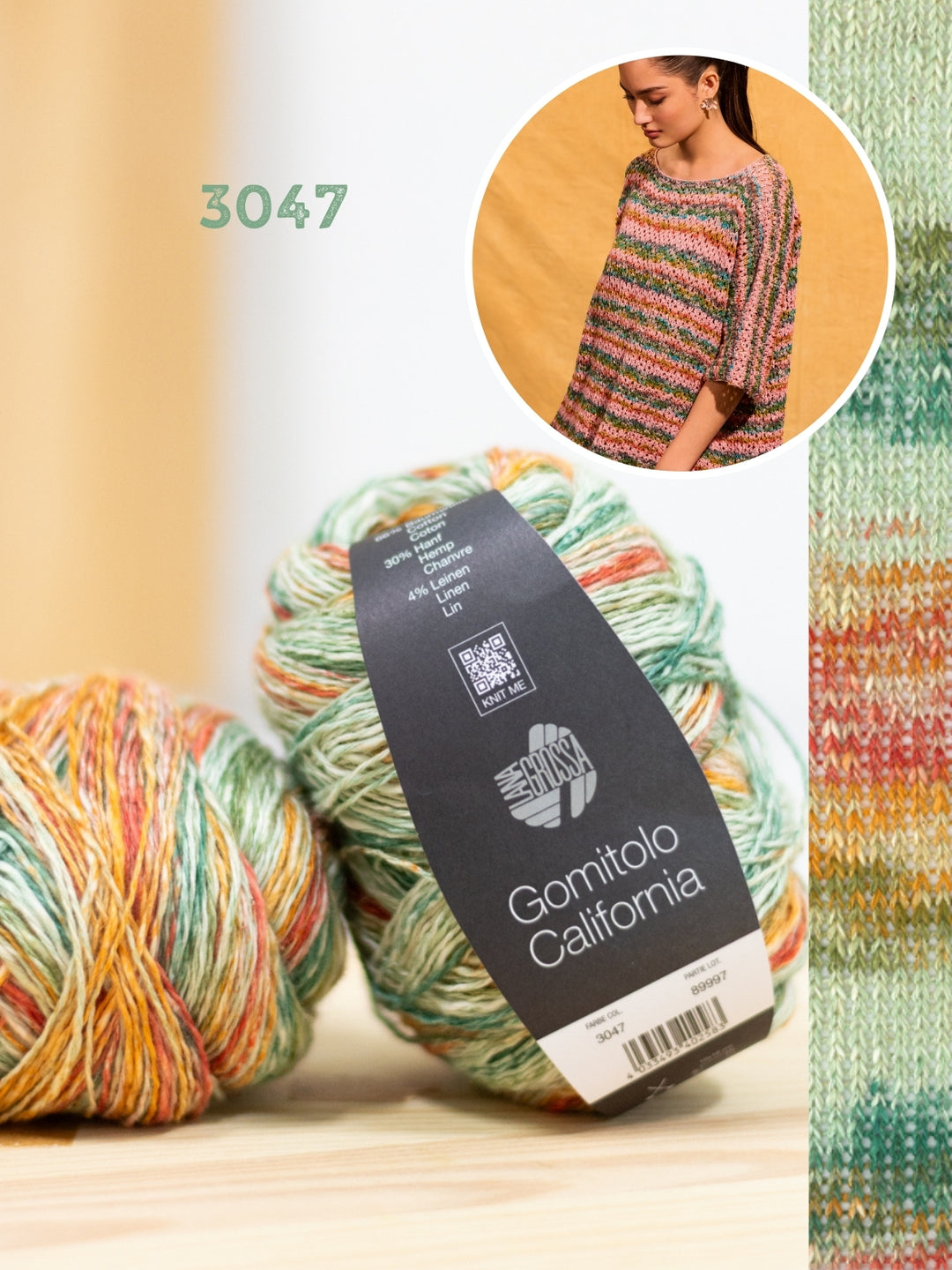 Breipakket Gomitolo California shirt in kantpatroon