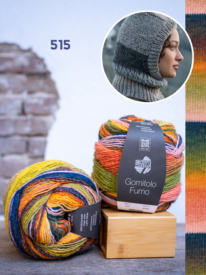 Breipakket Gomitolo Fumo balaclava