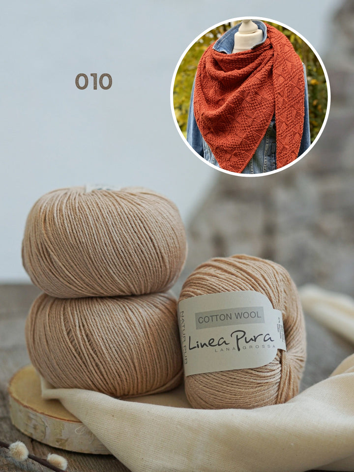 Breipakket Lizas Tuch Autumn Winds - Cotton Wool