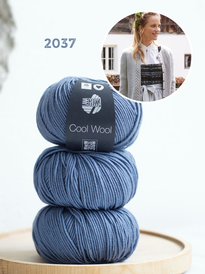 Breipakket Cool Wool vestje met kabels