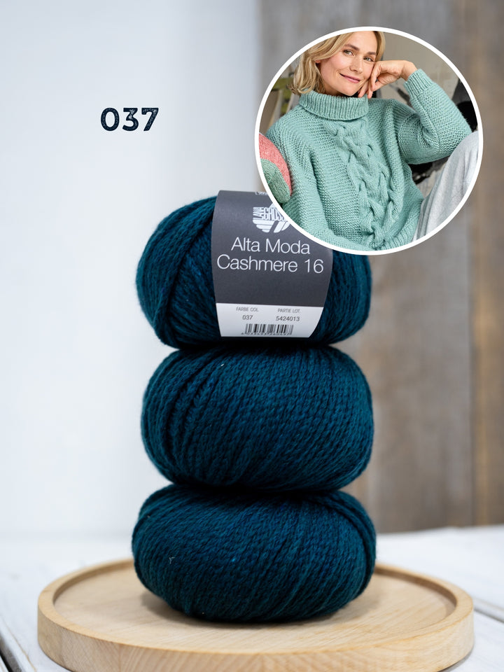 Breipakket Alta Moda Cashmere 16 kabeltrui