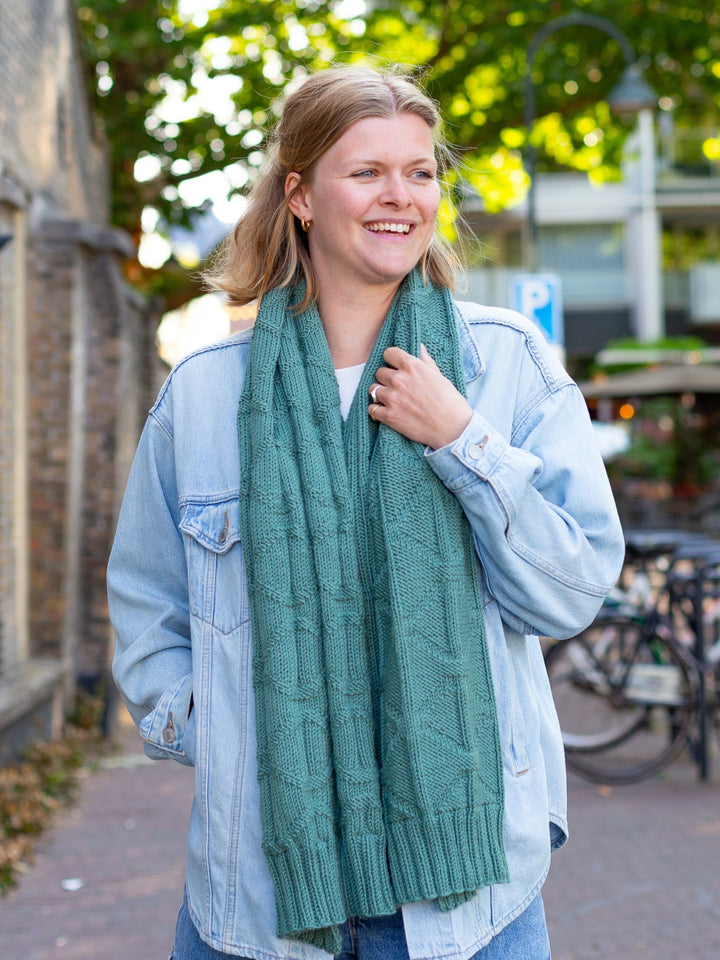 Breipakket Più Poncho - Knotten Design