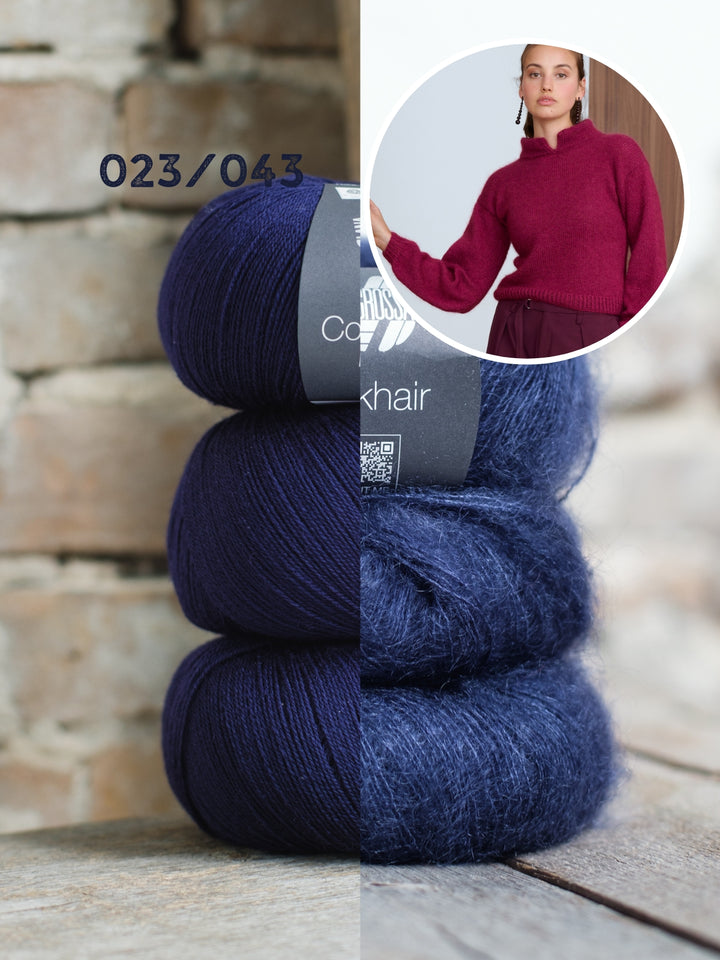 Breipakket Cool Wool Lace Silkhair trui