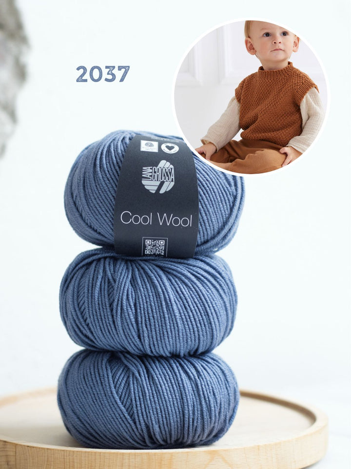 Breipakket Cool Wool kinder slipover